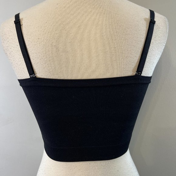 NWOT NORDSTROM Bare Convertible Strapless Bandeau Bra in Black (M) - Picture 9 of 14